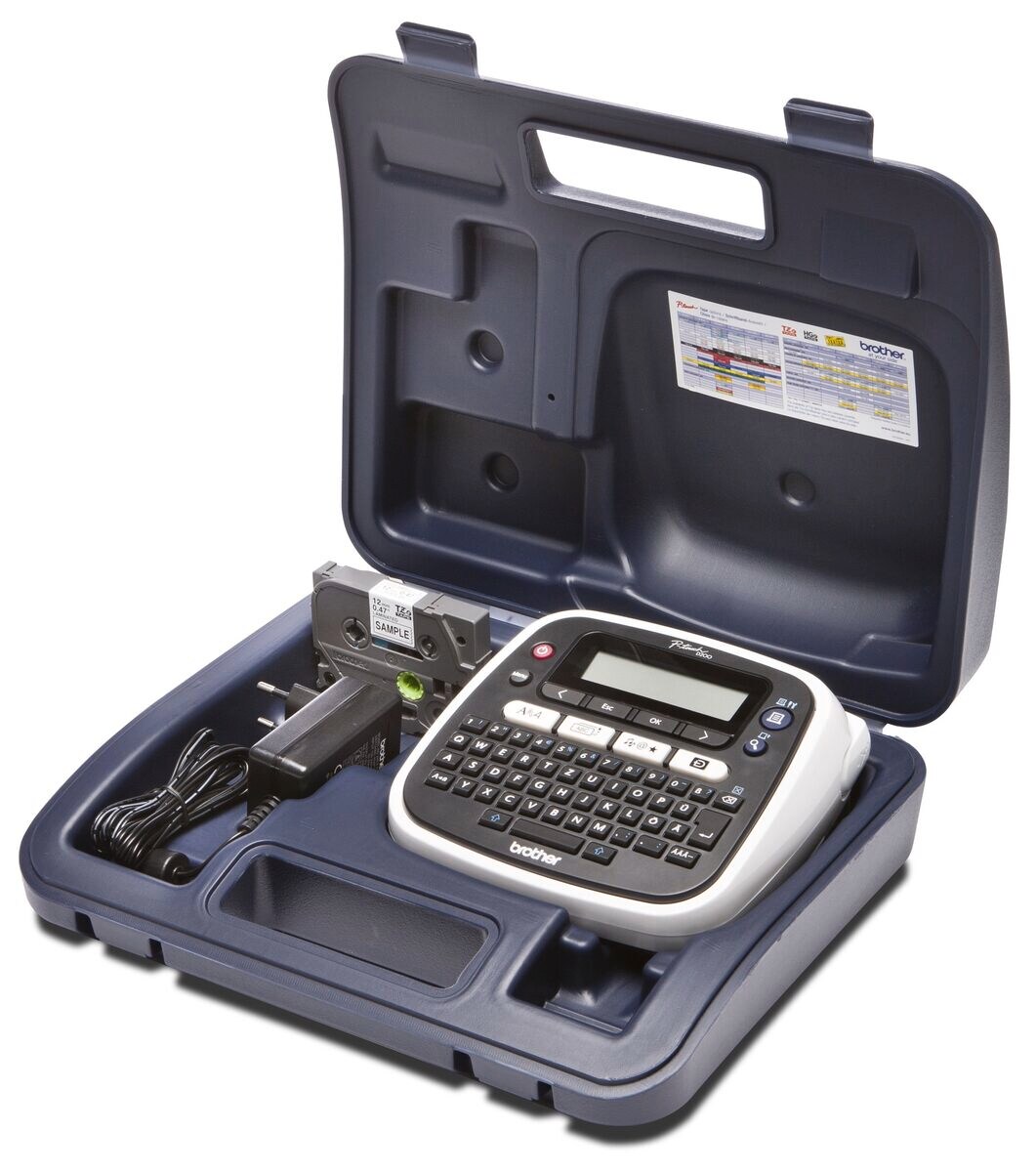 Brother P-touch D200BWVP Desktop Beschrifter mit Koffer | 04977766726122