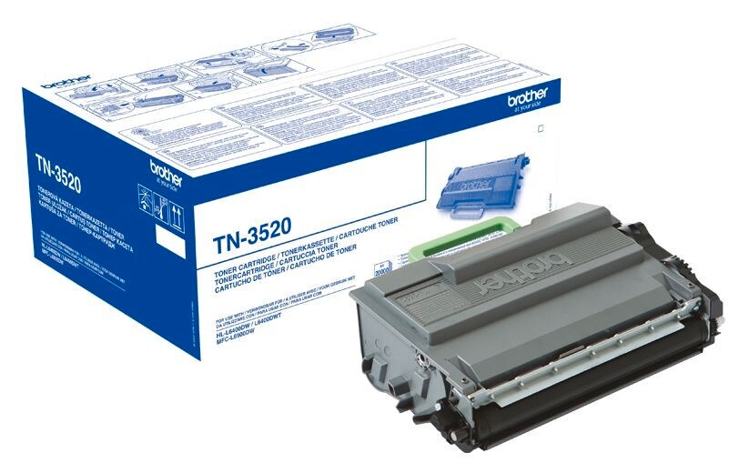 Brother Ultra Jumbo Toner TN-3520 Schwarz (ca. 20000 Seiten) - Bild 1