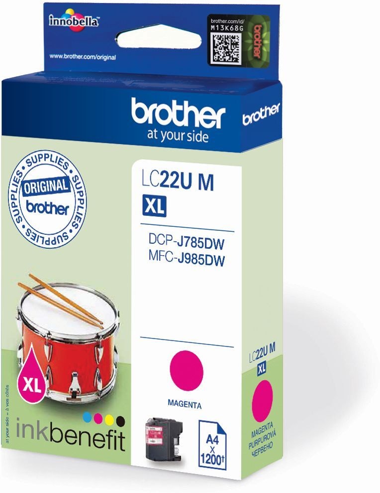 Brother Tintenpatrone LC-22UM Magenta (ca. 1200 Seiten) - Bild 1