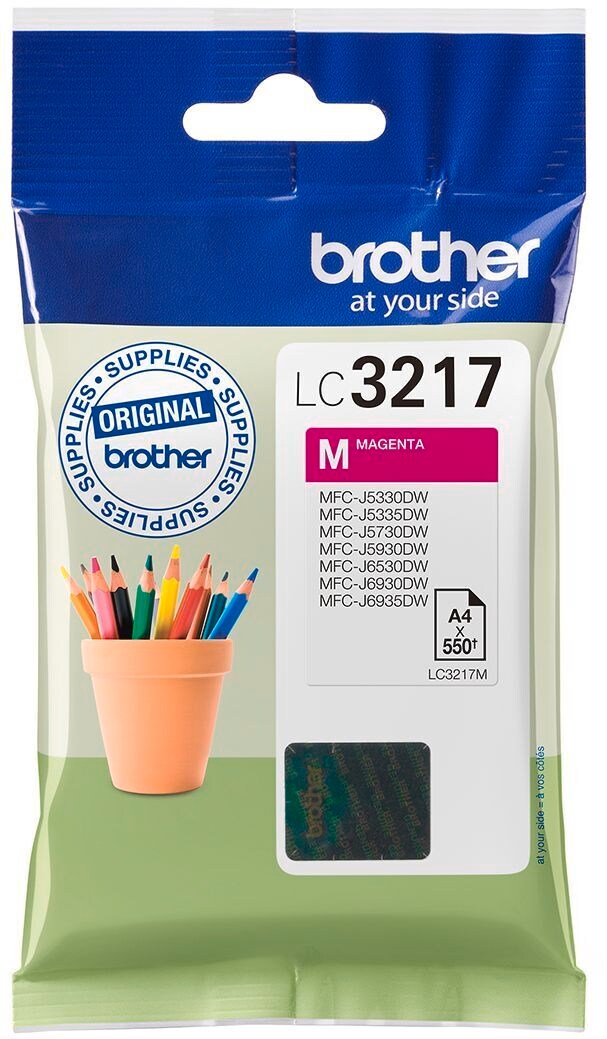 Brother Tintenpatrone LC-3217M Magenta (ca. 550 Seiten) - Bild 1