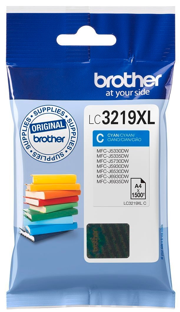 Brother Tintenpatrone LC-3219XLC Cyan (ca. 1500 Seiten) - Bild 1