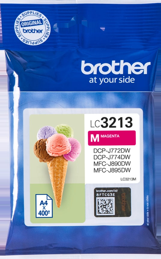 Brother Tintenpatrone LC-3213M Magenta (ca. 400 Seiten) - Bild 1