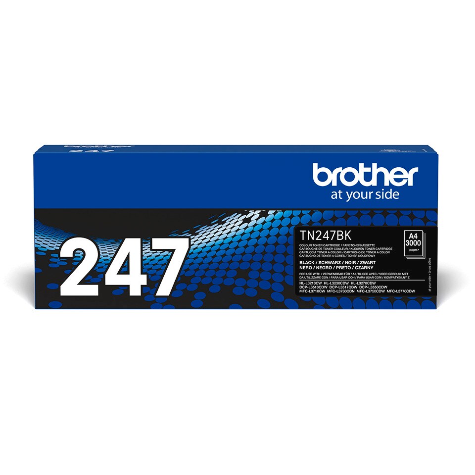 Brother Toner TN-247BK Schwarz (ca. 3000 Seiten) - Bild 1