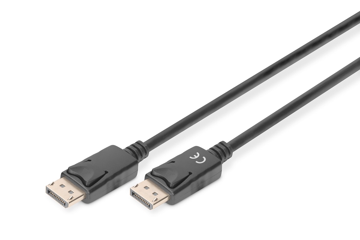 DIGITUS DisplayPort Kabel DP  2.0m DP 1.2 Ultra HD 4K sw. - Bild 1