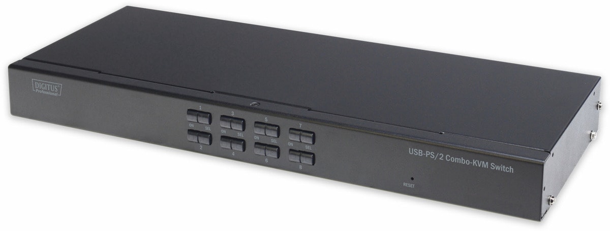 DIGITUS 8-fach USB-PS/2 Kombo-KVM Switch modular - Bild 1