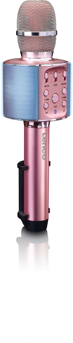LENCO BMC-090 Karaoke-Mikrofon, rosa - Bild 1