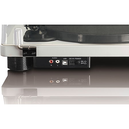 Lenco LS-50GY Plattenspieler mit int. Lautsprechern (Grau) online kaufen  bei Netto