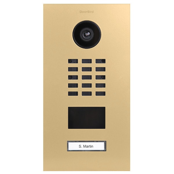 DoorBird D2101V IP Video T&uuml;rstation V4A Edelstahl, RAL 1001 - Bild 1