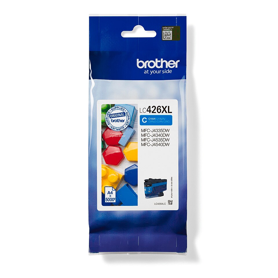 Brother Tintenpatrone LC-426XLC Cyan (ca. 5000 Seiten) | 04977766809528