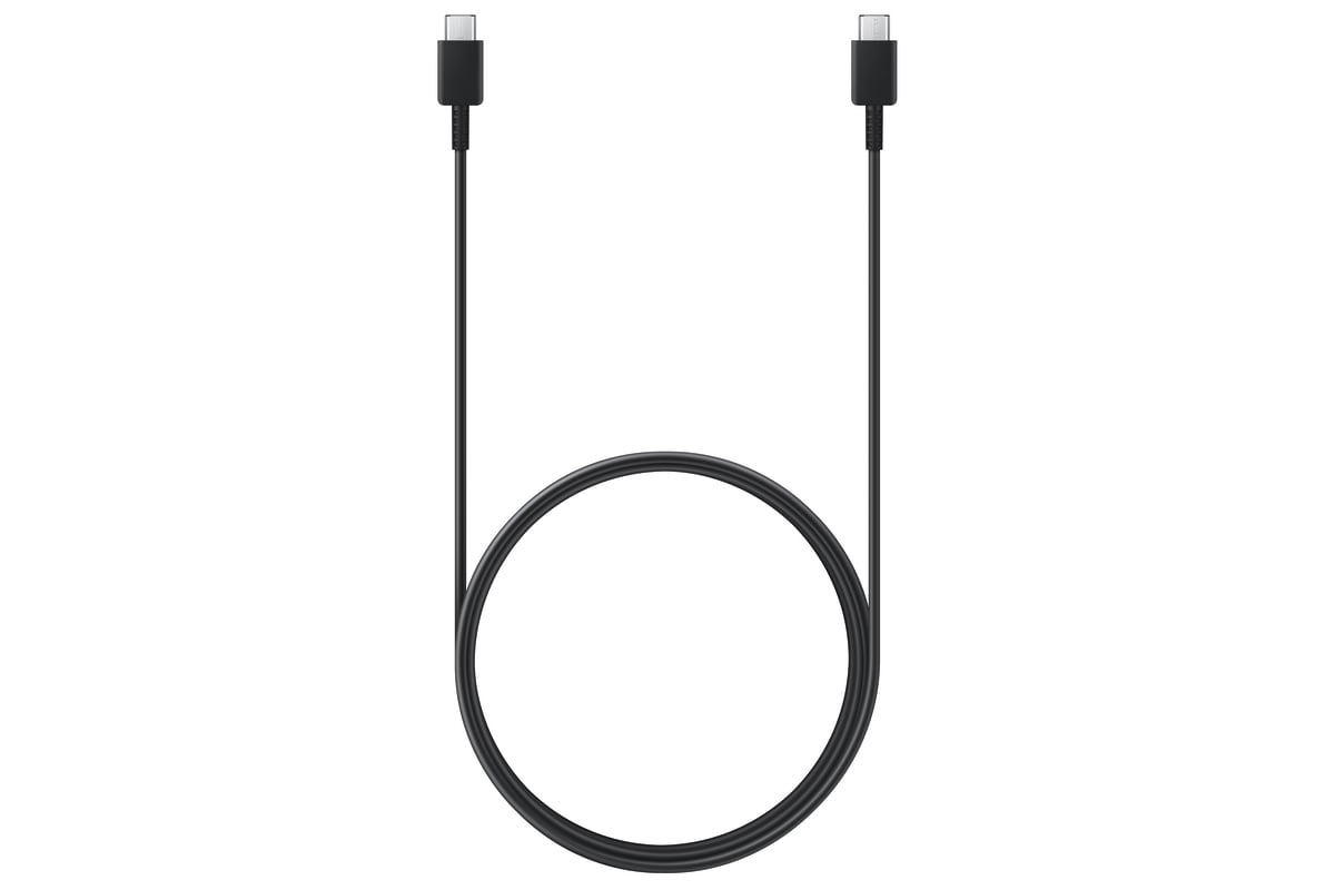 Samsung USB-C zu USB-C Kabel EP-DX310 (3A) 1,8m, Black - Bild 1