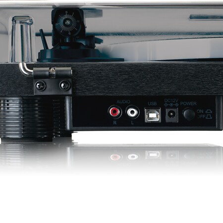 Lenco LS-50LED BK LED (Schwarz) bei online kaufen Plattenspieler Netto USB-Recording