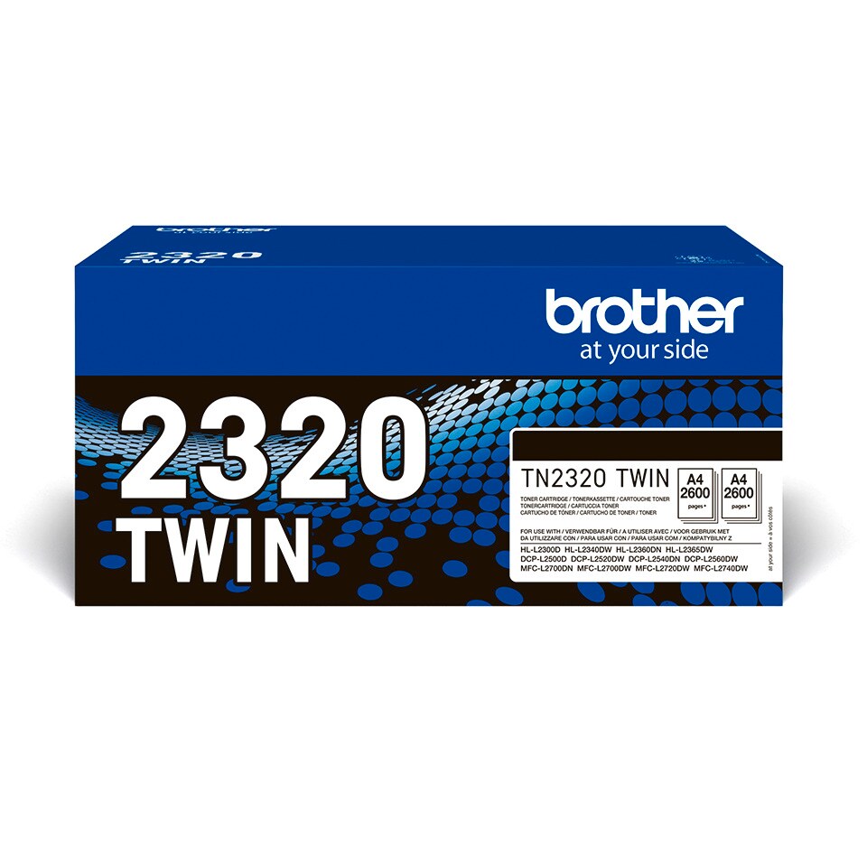 Brother Toner Doppelpack TN-2320TWIN (ca. 2x 2600 Seiten) - Bild 1