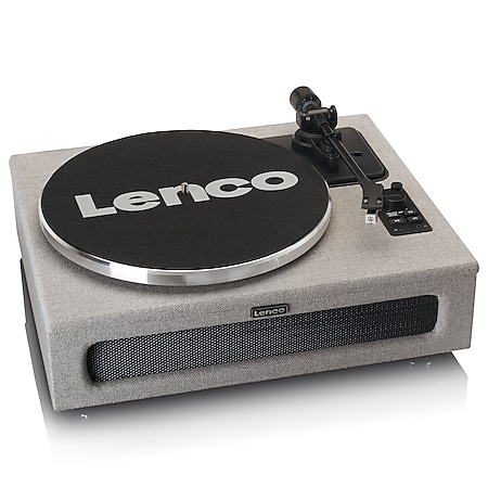 Lenco LS-440GY Plattenspieler mit 4 Lautsprechern * online kaufen bei Netto