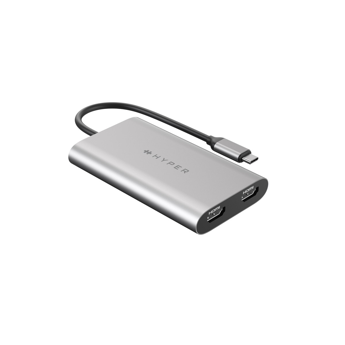 Hyper Drive USB-C To Dual HDMI Adapter+PD over USB (M1)