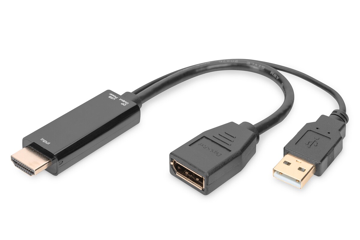 Digitus 4K HDMI Adapter - HDMI auf DisplayPort - Bild 1