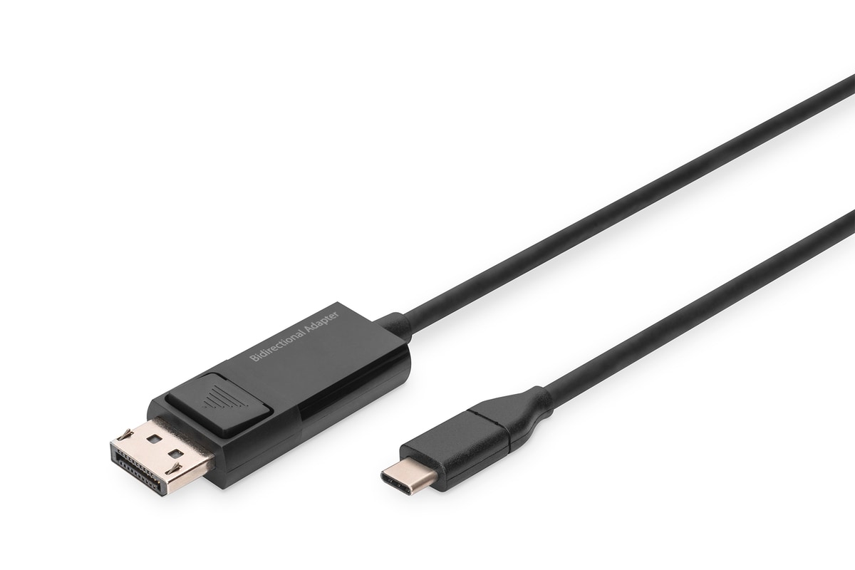 DIGITUS USB Typ C <=> DisplayPort Bidirektional Adapterkabel - Bild 1