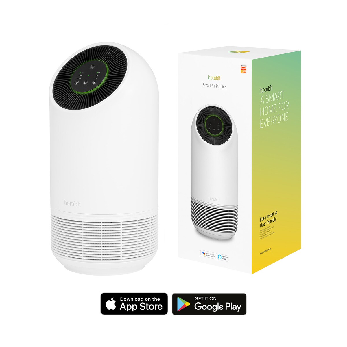 Hombli Smart Air Purifier – smarter Luftreiniger | 08719323917934