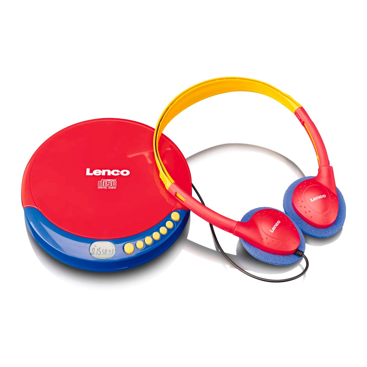 LENCO CD-021KIDS Portabler Kids CD-Player Ladefunktion Akku | 08711902082200