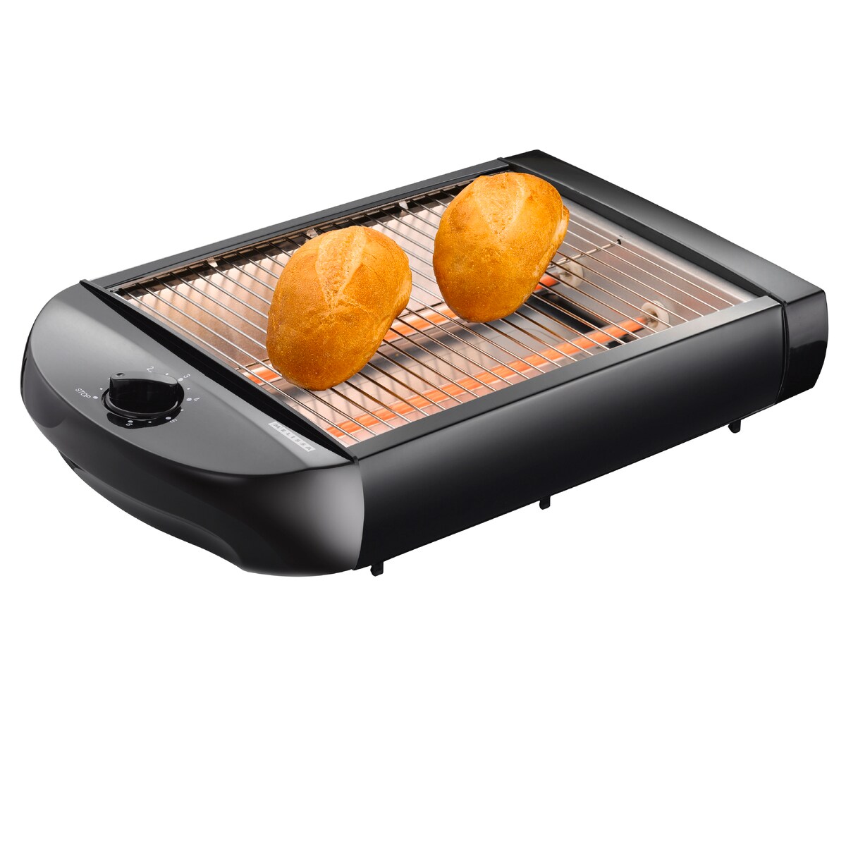 MELISSA 16140145 - Flachtoaster, 600W, schwarz - Bild 1