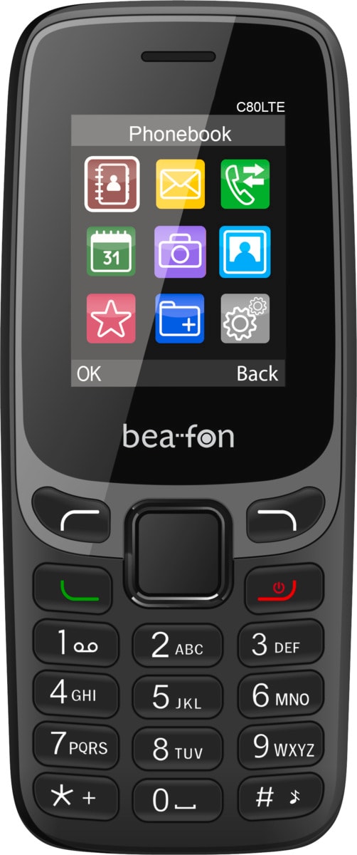 Bea-fon C80 LTE (schwarz) - Bild 1