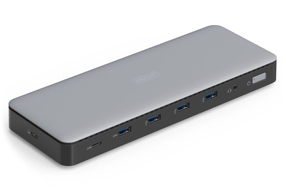 DIGITUS USB-C Docking Station, 13-Port, HDMI, USB, RJ45, SD - Bild 1