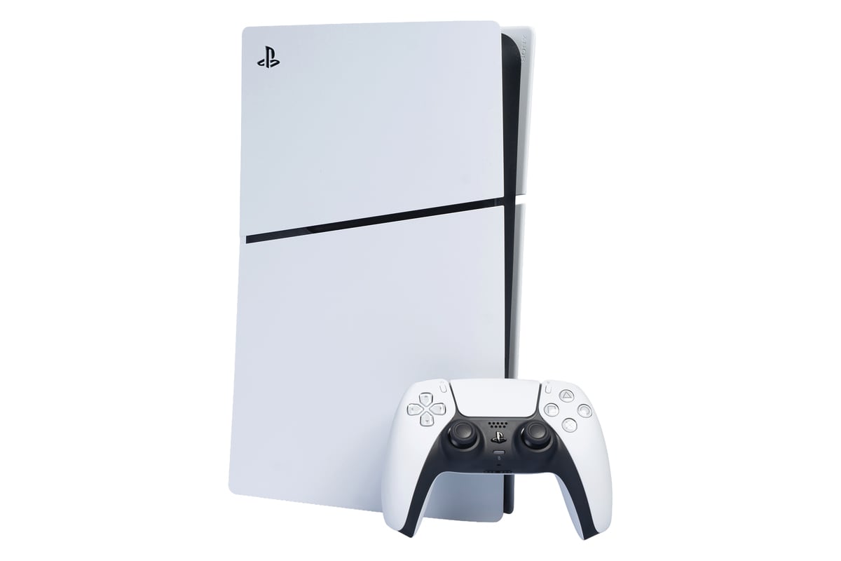 Sony Playstation 5 Slim Digital 825GB, wei&szlig; - Bild 1