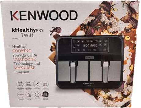 KENWOOD kHealthy Fry Twin Airfryer, 8l,  HFM20.000MB - Bild 1
