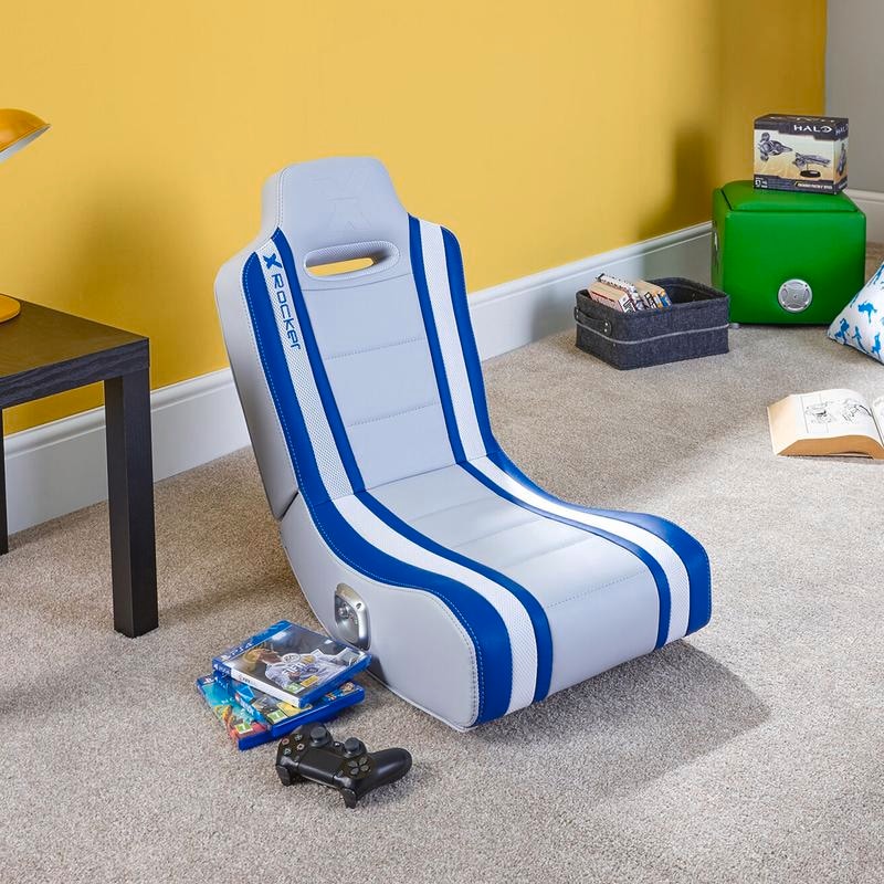 XROCKER Gaming Bodensessel blau SHADOW 2.0 2 xLS/ Controlpanel - Bild 1