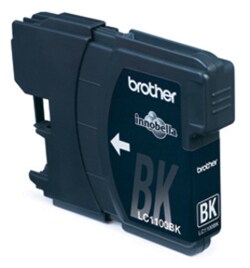 Brother Tintenpatrone LC-1100BK Schwarz (ca. 450 Seiten) - Bild 1