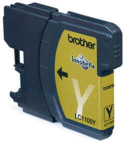 Brother Tintenpatrone LC-1100Y Gelb (ca. 325 Seiten) - Bild 1