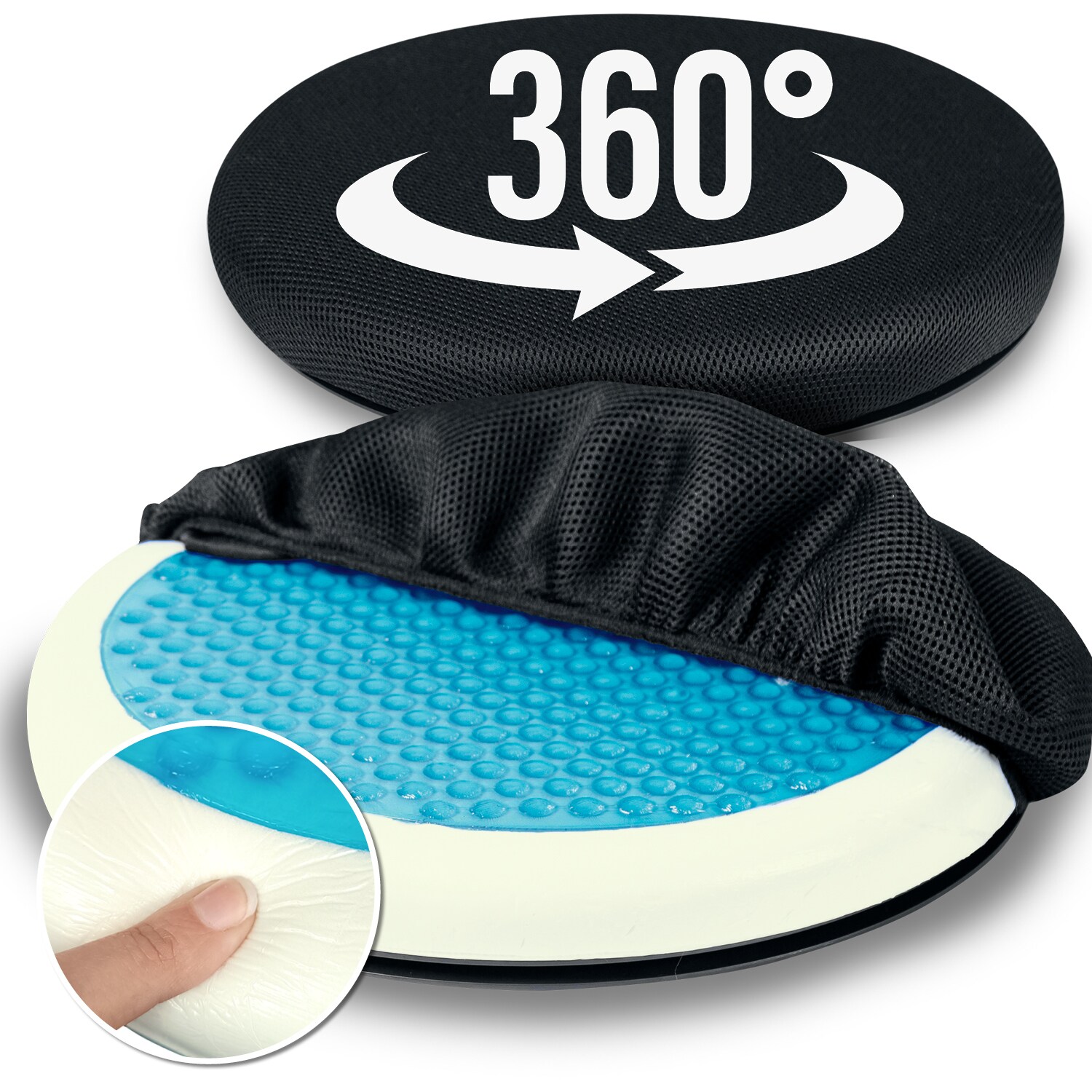 aktivshop Orthopädisches Drehkissen Gel