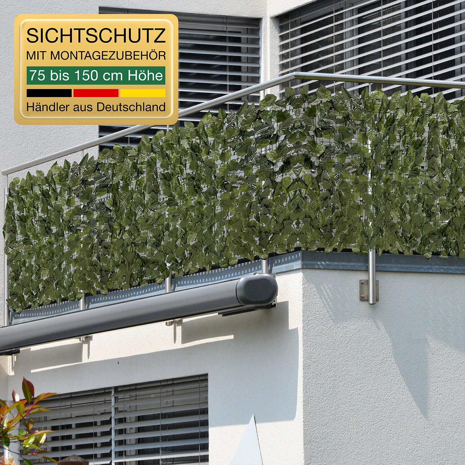 aktivshop Balkon-Sichtschutzhecke | 04260346887444