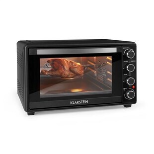 Masterchef 60 Mini-Backofen 60l 2000W 100-230 °C Timer schwarz Schwarz 60 Liter - Bild 1
