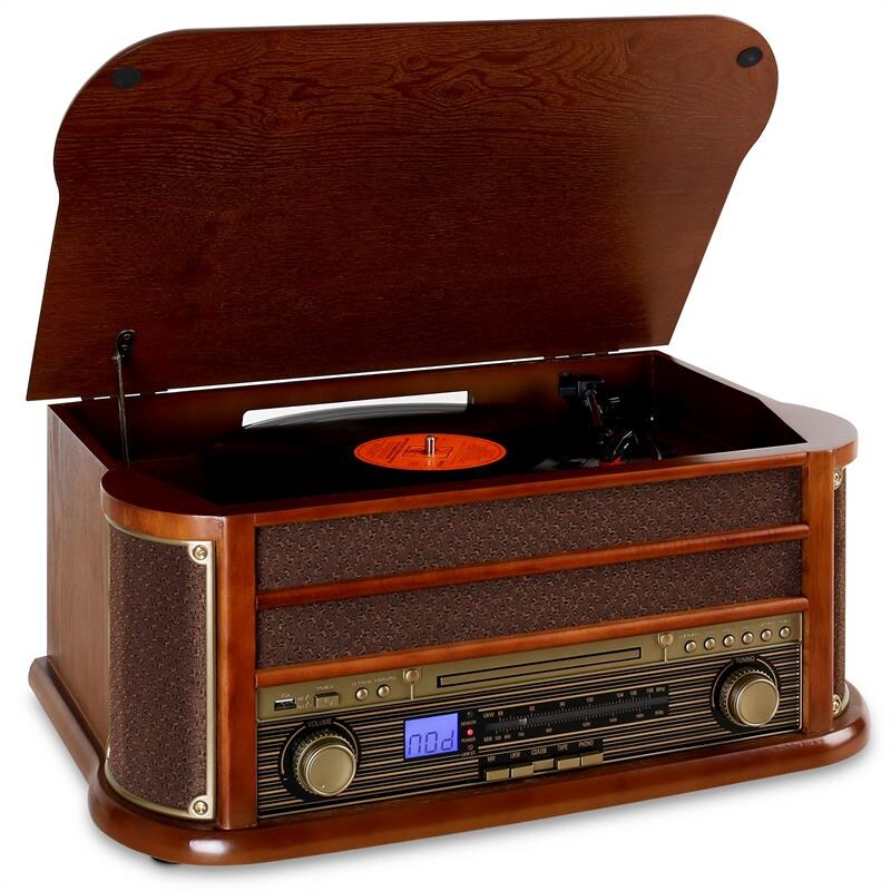 Auna Belle Epoque 1908 braun + Bluetooth