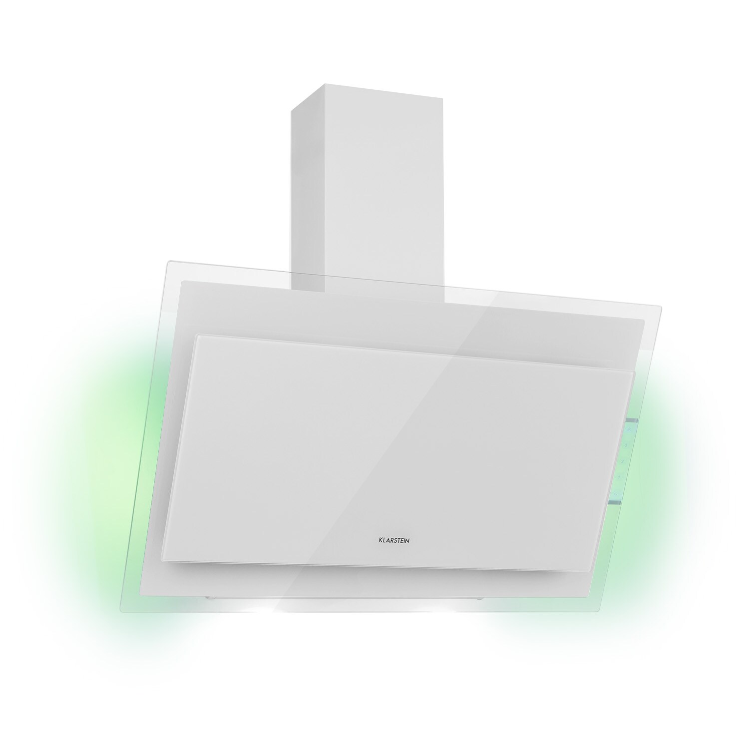 Mirage 90 Dunstabzugshaube 550 m&sup3;/h Touch-Panel Ambient EEC A++ wei&szlig; Wei&szlig; - Bild 1