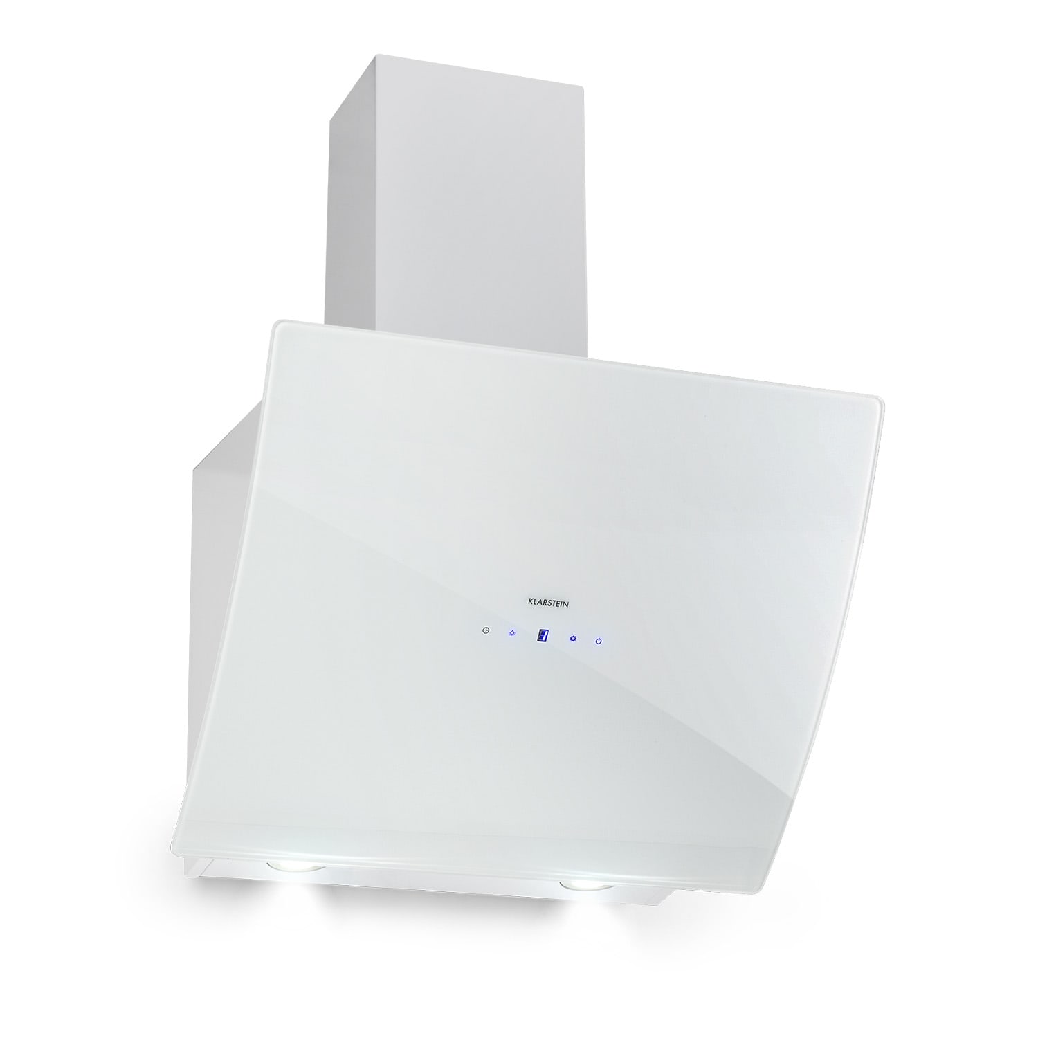 Annabelle 60 Dunstabzugshaube Glas 595 m&sup3;/h Touch-Armatur wei&szlig; Wei&szlig; - Bild 1