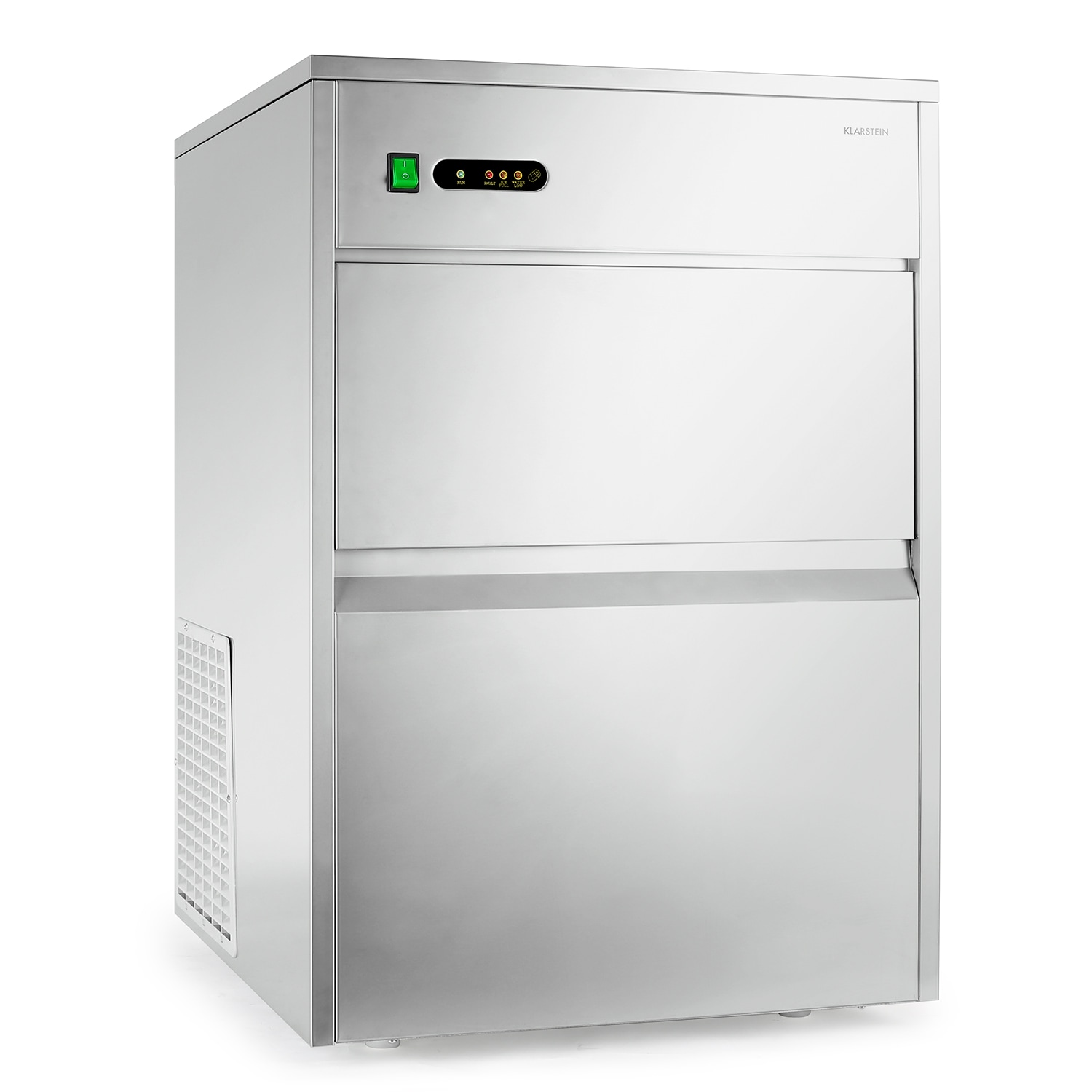 Powericer XXXL Eisw&uuml;rfelmaschine 260W 50kg/Tag 10kg Beh&auml;lter Edelstahl XXXL - Bild 1