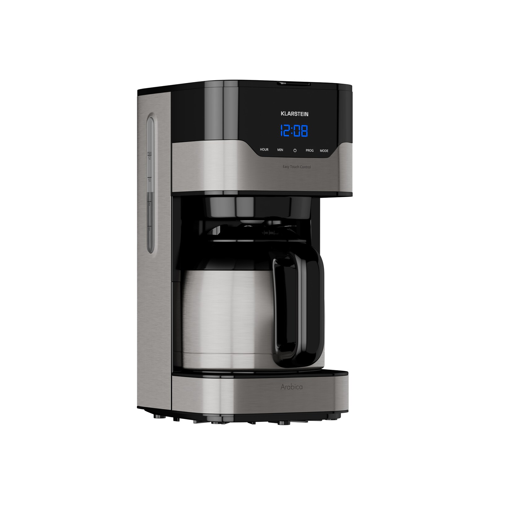 Kaffeemaschine Arabica 800W EasyTouch Control silber/schwarz 1.2 Liter
