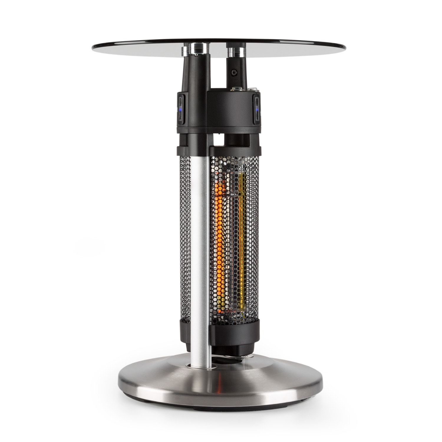 Primal Heat 65 Bistrotisch Karbon-IR-Heizelement 1200W LED 65cm Glas - Bild 1