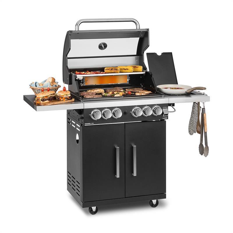 Tomahawk 4.2 SBG Gasgrill 6 Brenner 20,7 kW 64x42cm Grill Edelstahl - Bild 1