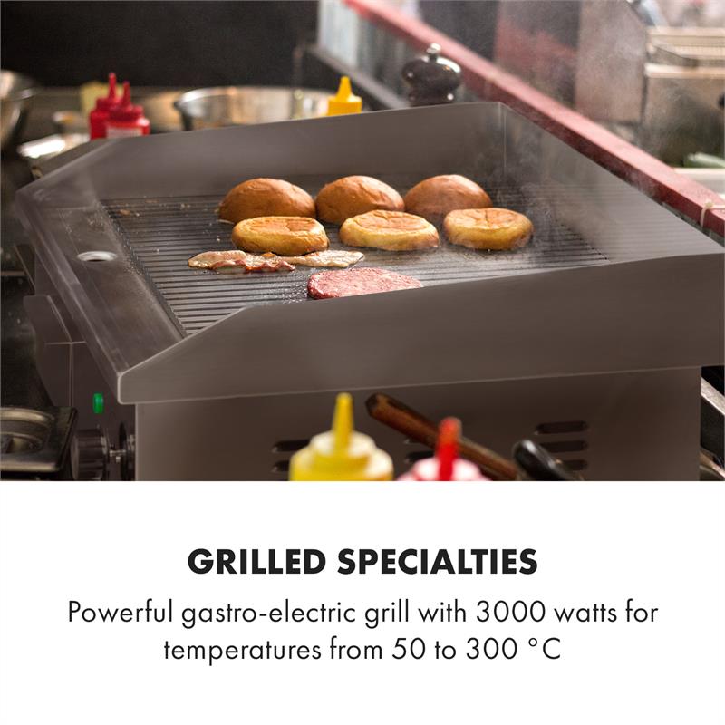 Grillmeile 3000R Elektrogrill 3000W Platte 54,5x35cm geriffelt online kaufen bei Netto