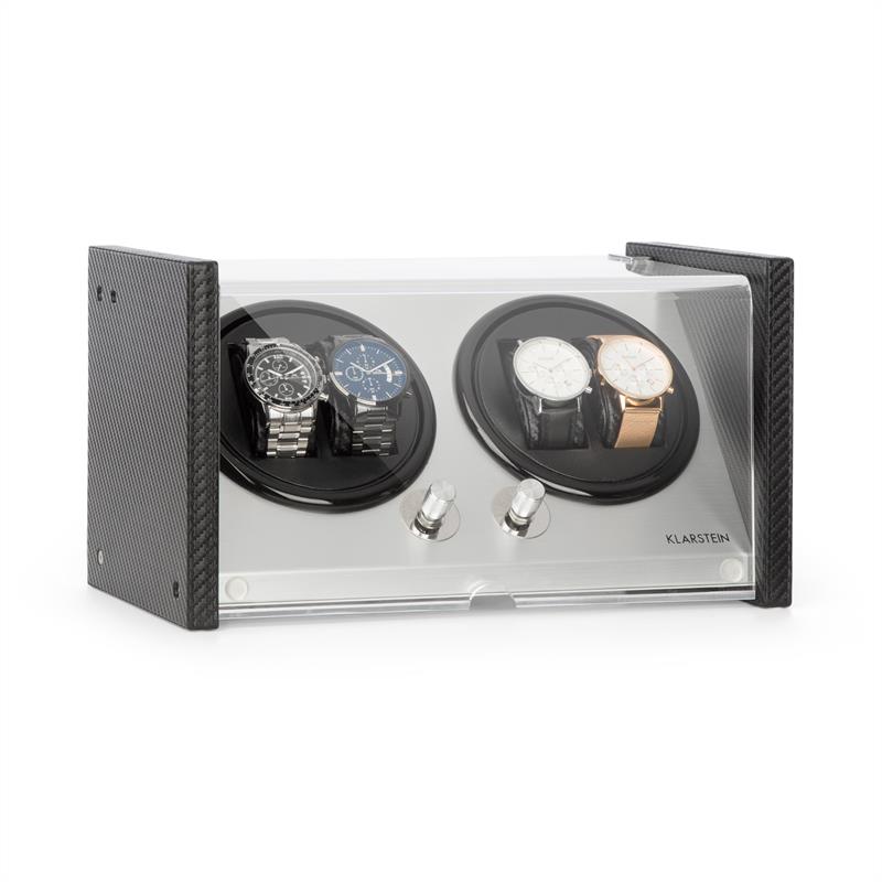 Tokyo 4 Uhrenbeweger, 4 Uhren, 3 Geschwindigkeiten, 4 Modi, schwarz - Bild 1