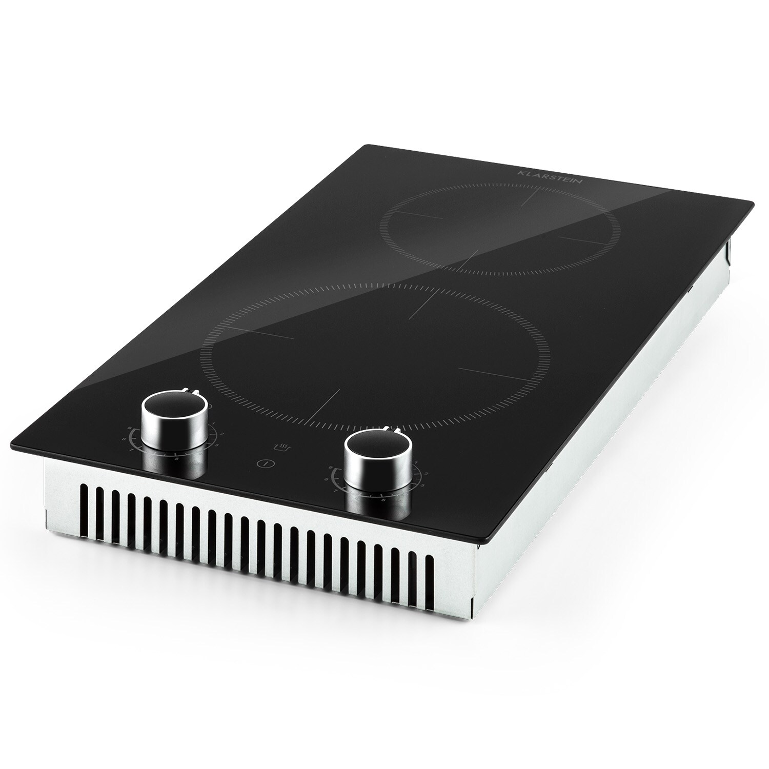 Kochheld Doppel-Induktionskochfeld 2900W Dreh-Regler Glas schwarz - Bild 1