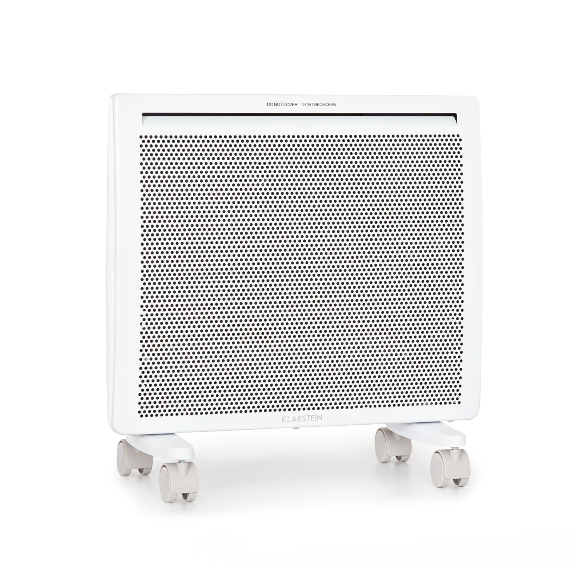 Klarstein Hot Spot Slimcurve Double Wave 2-in-1 Heizger&auml;t 1000W Wochentimer wei&szlig; - Bild 1