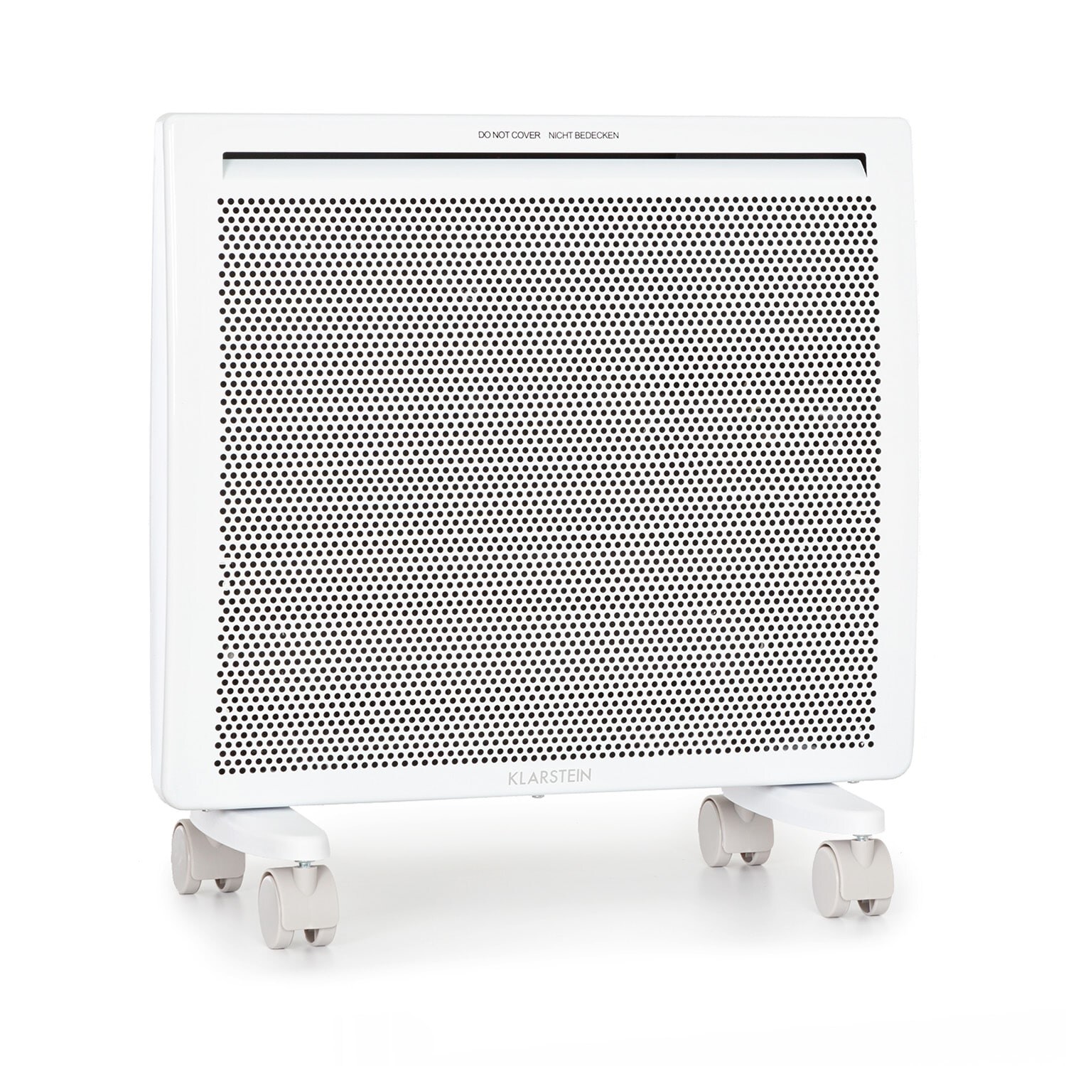 Klarstein Hot Spot Slimcurve Double Wave 2-in-1 Heizgerät 1000W Wochentimer weiß