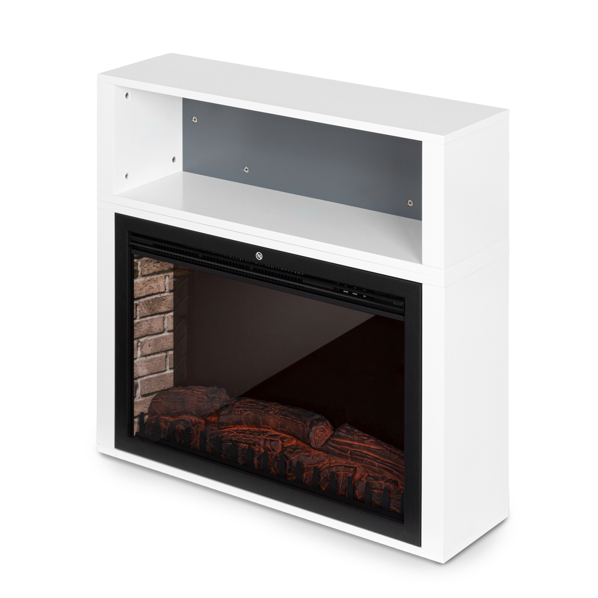 Mauna Loa Elektrokamin 2000 W LED-Flammen Fernbedienung Holzregal - Bild 1