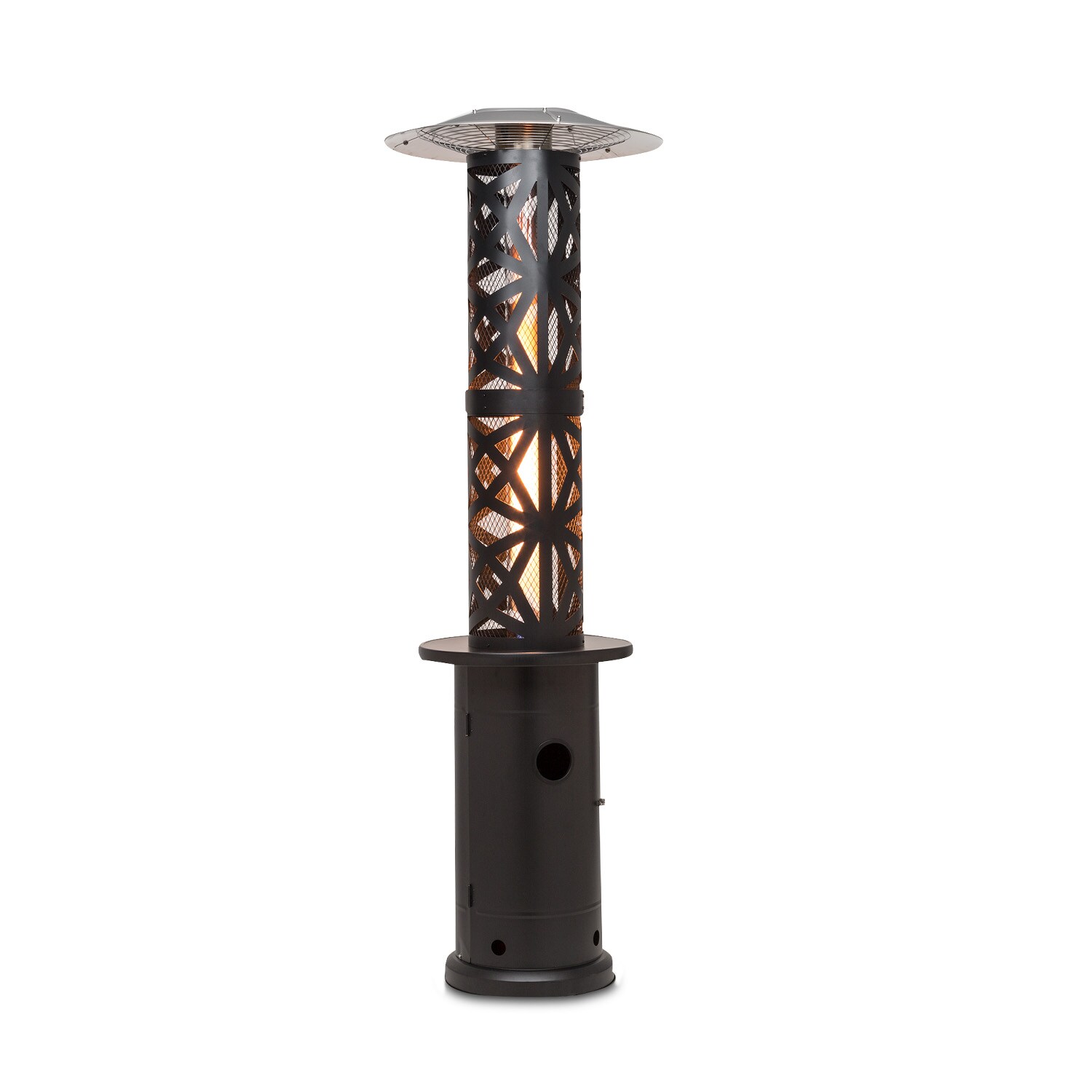 Goldflame Style Terrassenheizstrahler 11,2 kW 360°-Blick mobil