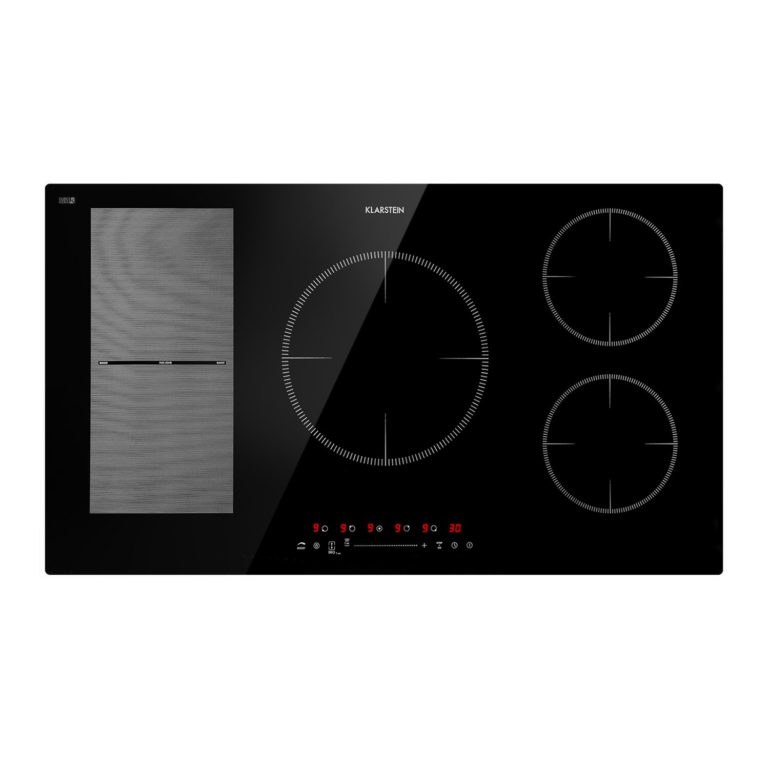 Delicatessa 90 Hybrid Einbaukochfeld Induktion 5 Zonen 7400W | 04060656231636