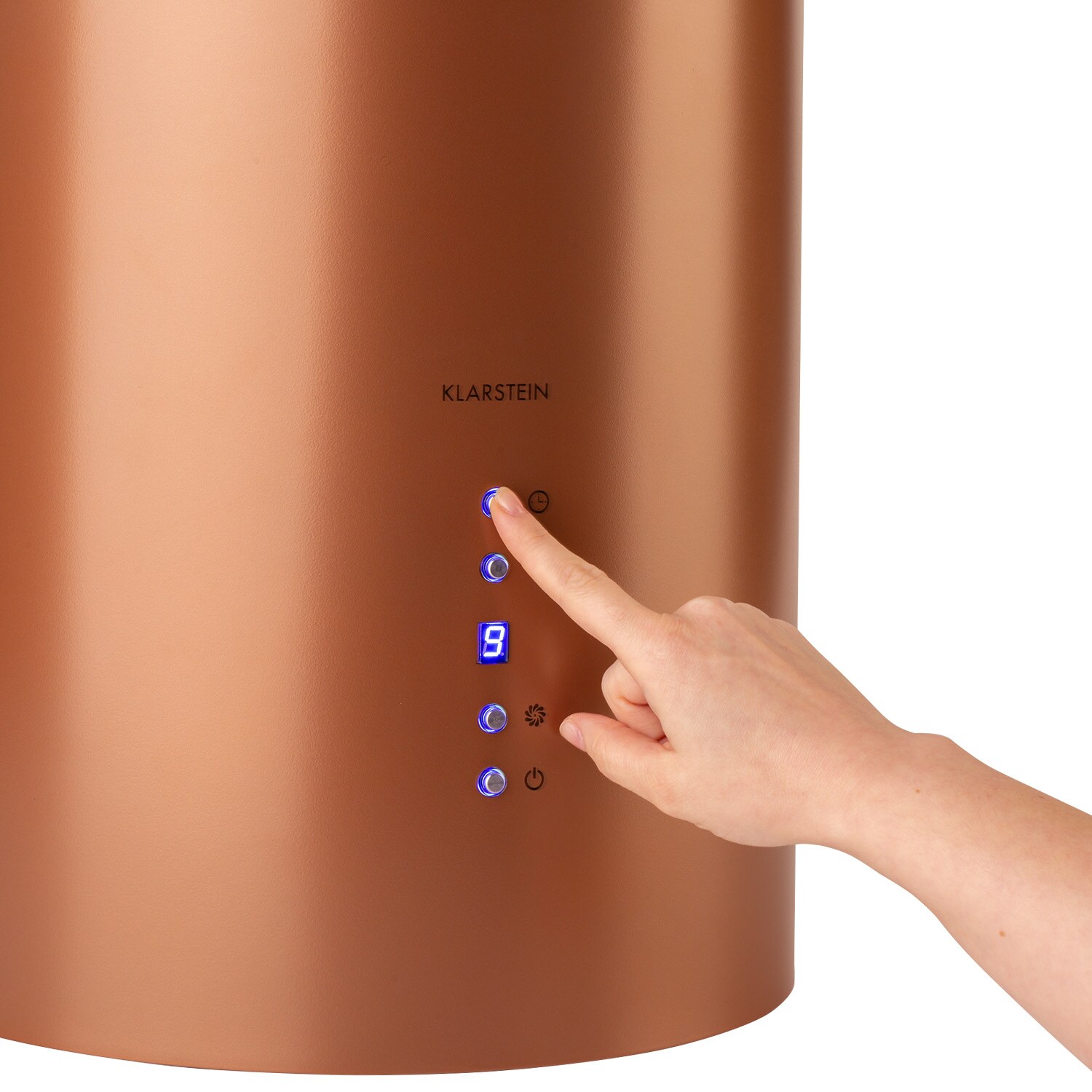 Beretta Inselabzugshaube &Oslash;35cm Ab-/Umluft 650m&sup3;/h LED Aktivkohlefilter - Bild 1