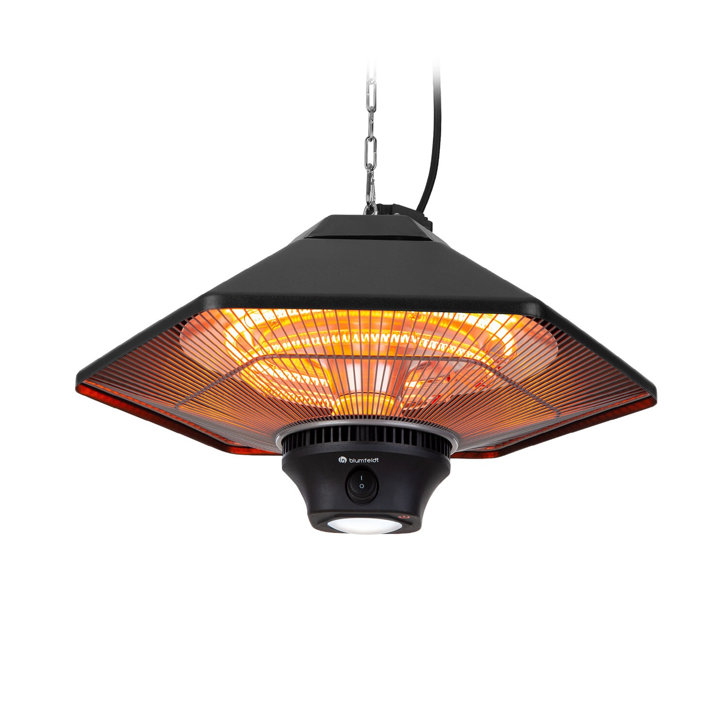 Heat Hexa Infrarot-Heizstrahler 800/1200/2000W Halogen IP34 LED - Bild 1